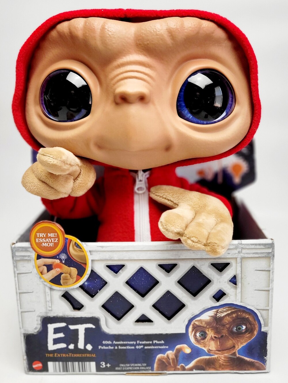 E.T. The Extra-Terrestrial 40th Anniversary 11 Inch Plush with Lights and Sound